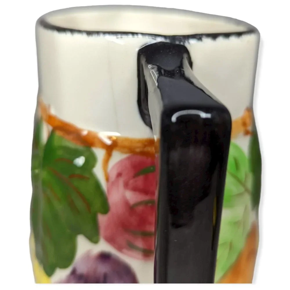 Blue Ridge Southern Pottery Sculpted Fruit Pitcher